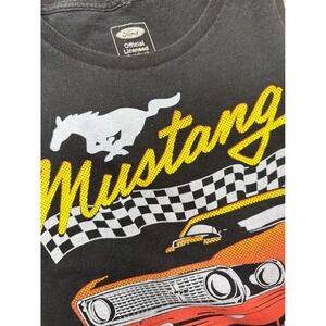 Ford Mustang Graphic T Shirt Men's Black Official Licensed Short Sleeve